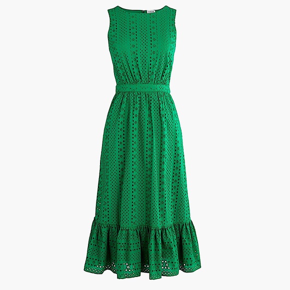 J. Crew Dresses & Skirts - J.Crew Eyelet Midi Dress